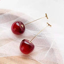 Brinco Cereja Ru Joias Banhado A Ouro 2 Peças
