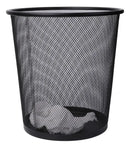 Lixeira Metal Aramada 12 Litros Telada Cesto Escritório Casa