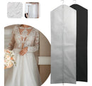 Capa Protetora Para Vestido Longo Noiva Madrinha Tnt Anti Mofo Umidade Cor Branco
