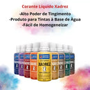 Corante Líquido Bisnaga Preto 50ml 3 Unidades Xadrez