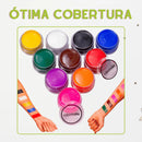 Kit 10 Tinta Cremosa Facial Pintura Artistica Kids Colormake