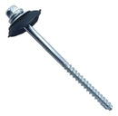 Kit 100 Parafusos Telheiro C/ Arruela De Vedação 5/16 X 110