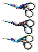 Tesoura Pássaro Bordar Crochê/design Sobrancelhas Furta Cor