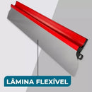 Desempenadeira Aço Inox 25cm Lisa Para Massa Corrida