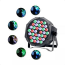Canhão Refletor Par 64 Rgb 36 Leds 1w Dmx Strobo Slim Epsilon