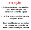Coleira Peitoral Para Cachorro Pet Colete Refletivo Guia Cor Azul Lisa Tamanho da coleira M