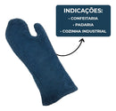 1 Un Luva Cozinha Alta Tempera Termica Forno Industrial 3 Azul