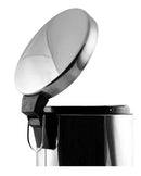 Lixeira Inox 5L com Pedal - Compacta, Higiênica e Resistente para Banheiro e Cozinha | Organize Seu Espaço.