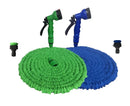 Mangueira Mágica Retrátil Flexível Elástica 15 Mts 7 Jatos Cor Azul ou Verde