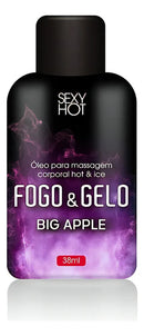 Óleo Beijável Excitante Fogo E Gelo Sexo Oral Big Apple