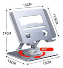 Suporte Tomate MTG-115 Giratório 360° De Alumínio Para Tablet Ate 12 Polegada