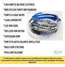 10m Fita Led 120led/m Direta Energia Para Perfil Luz Branco-frio