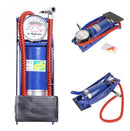 Bomba Ar Pedal Alta Pressão Encher Pneu Bicicleta Moto Carro Jack Acessorios Cor Azul