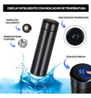 Garrafa Térmica Em Aço Inox Com Termômetro Digital Newness Digital Lens