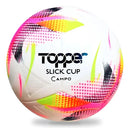 Bola Topper Slick Cup Campo Unissex - Branco E Rosa