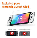 Película De Vidro Compatível Com Switch Oled Tela Completa