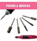 Lixadeira Elétrica Motor Unha Motorzinho Portátil Gel