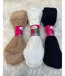 Meias Soquete Femininas Kit 10 Pa Nude (Cor da Pele) 36-40