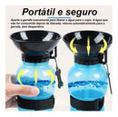 Bebedouro garrafa Pet Aqua Dog 500ml portátil garrafa cães e gatos cor azul