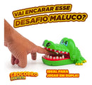 Jogo Jacaré Morde Dedo Crocodilo Dentista Verde Polibrinq