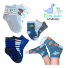 Meias Infantis Menino Menina Algodão 1 Menino 4-6 anos