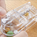 Cortador De Comprimidos Com Reservatório Porta Remédios