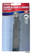 Calibre De Folga C/ 22 Laminas Regulagem Válvulas Carro Moto