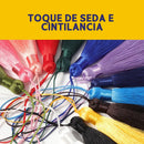 Pingente De Seda Tassel - Franja - Dourado - C/50 Nybc