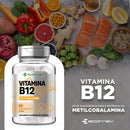 Vitamina B12 Metilcobalamina Forma Ativa 400mg 60cp Sem Sabor Ecomev