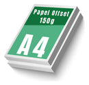 Papel Offset 150g Premium 250 Folhas A4 Branco Sulfite