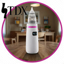 Aspirador Nasal Elétrico Higieniza Ouvido E Nariz Elétrico Cor Branco Sugador Nasal Bebê Tira catarro puxador coriza sinusite sugador nariz recém nascido higienizador hospitalar baby Marca TDX