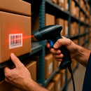 Leitor Código de Barras Boleto Bancário Suporte Pedestal Articulado Eletrônico Portátil Com Fio USB Bipar Laser Flash Ultra Rápido Conector Quickscan Biométrico Automático Nfs Tag Br Busca Fixo