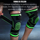 Joelheira Articulada Ortopedica Compressão Ajuste Reforçado