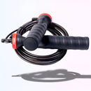 Corda De Pular Iniciante Rolamento Profissional Fidje Sport Preto/vermelho