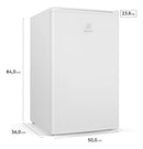 Frigobar Electrolux 122L Efficient com Controle de Temperatura Cor Branca EM120 - 110V