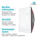 Tela Difusora Branca Em Nylon Sou Foto Para Softbox 50x70cm