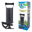 Bomba De Ar Para Encher Piscina Colchão Boia Inflavel Cor Preto