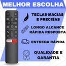 Controle Remoto Compatível Smart Tv Tcl Semp Android Rc802v