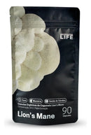 Microdose Life Lions Mane Juba de leão - Cogumelo do Foco Concentração e Memória - Life Pro 90 caps