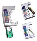 Testador Medidor De Bateria Pilha Mostrador Digital Full Cor Prateado