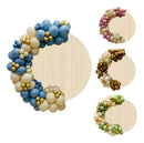 Kit 140 Balões Bexiga Festa Arco De Azul Areia e Dourado