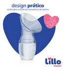 Bomba Coletora De Leite Materno Com 3 Frascos 120ml - Lillo