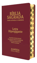 Bíblia Sagrada Masculina Letra Hipergigante Com Harpa
