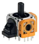 2 Analógicos Preto E Laranja Para Controle Playstation 5 Ps5