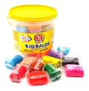 Big Balde Massinha Acrilex C/ 30 Massas Soft Sortidas 1,5kg