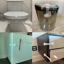 10 Trava Gaveta Armário Segurança Protetor Proteção Bebe In Cor Branco