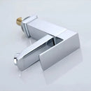 Torneira Banheiro Lavabo Fria Quadrada 1/4 Volta Luxo