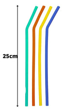 Canudos Infantil Reutilizavel 4un + Escova Limpeza Buba Cor Outro