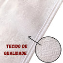 Pano De Prato Liso Branco O Legítimo Kit 10 Pronta