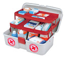 Caixa Emergência Kit Primeiros Socorros Mala Remédios Maleta Cor Branco